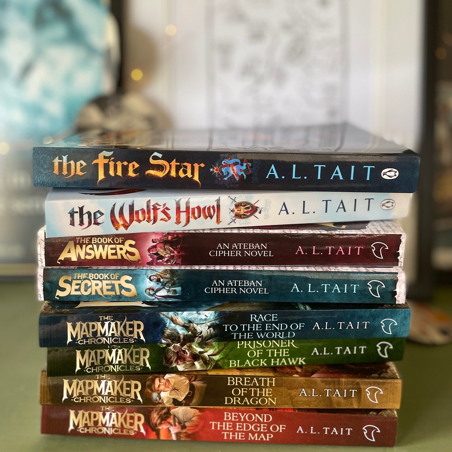 signed copies of A. L Tait novels