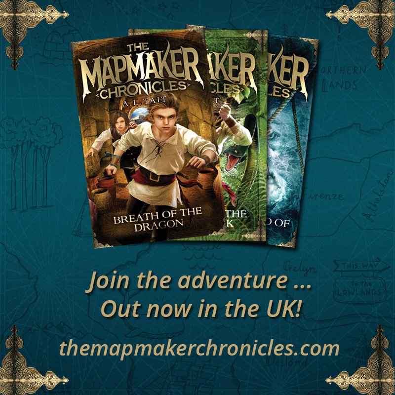 The Mapmaker Chronicles, out now in the UK!
