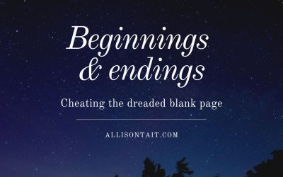 Beginnings and endings