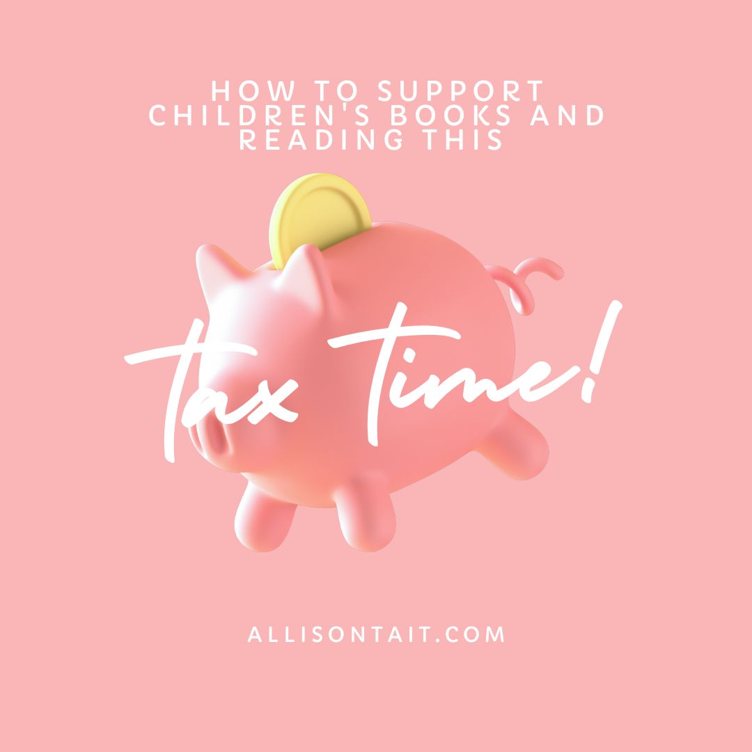 support children's books and reading this tax time