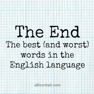 how to finish writing a book