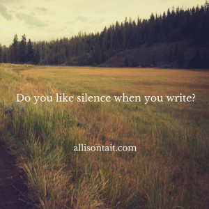 silence and writing how to write