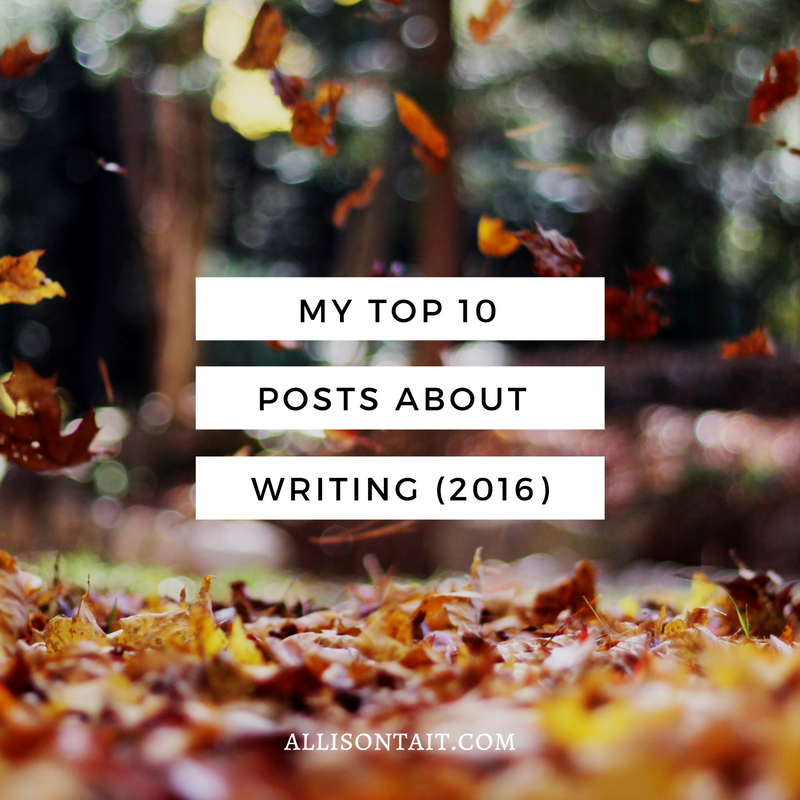 My top 10 posts about writing (2016 edition)