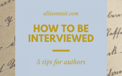 How to be interviewed: 5 tips for authors