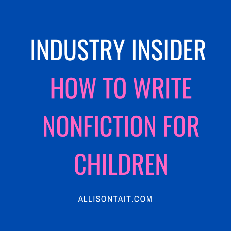 Industry Insider: Writing nonfiction for kids