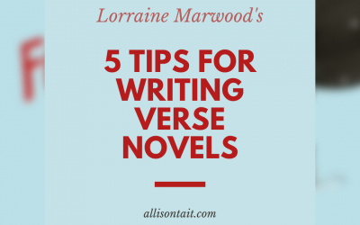 5 tips for writing verse novels