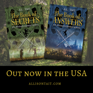 Out now in the USA: The Ateban Cipher series by A.L. Tait