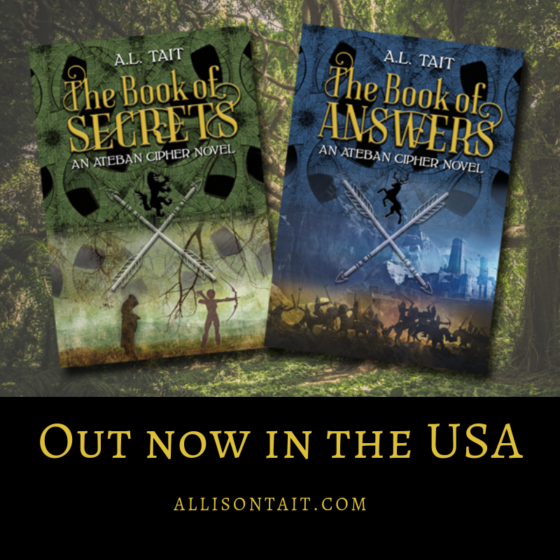 Out now in the USA: The Ateban Cipher series by A.L. Tait