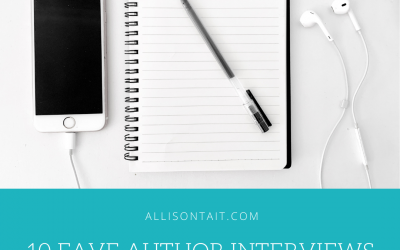 so you want to be a writer author interviews