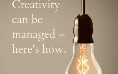 creativity can be managed