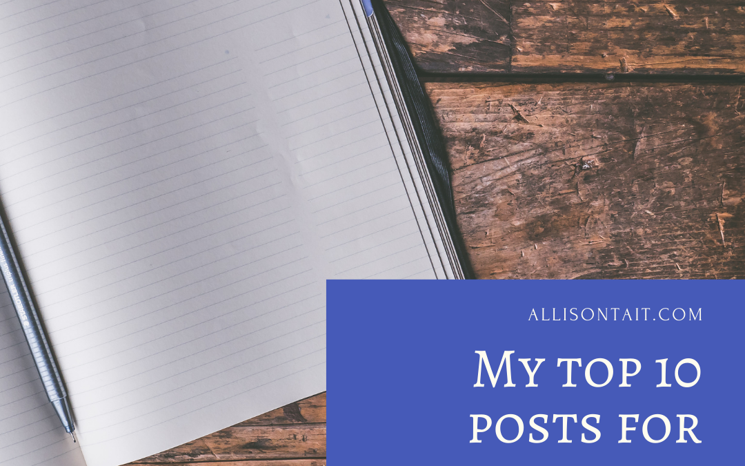 My top posts for writers 2020