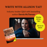 Write With Allison Tait Dervla McTiernan